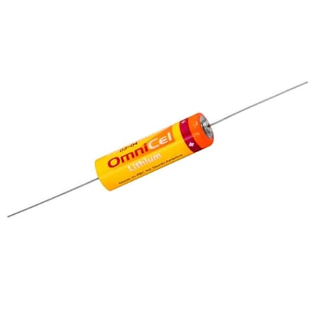 Omnicel ER14505 3.6V 2.4Ah AA Lithium Battery w/ Axial Pins Sensors Detectors ER14505/P